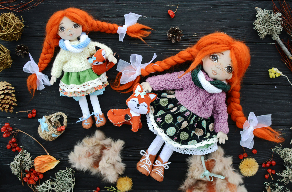 Handmade Dolls jigsaw puzzle in Handmade puzzles on TheJigsawPuzzles.com