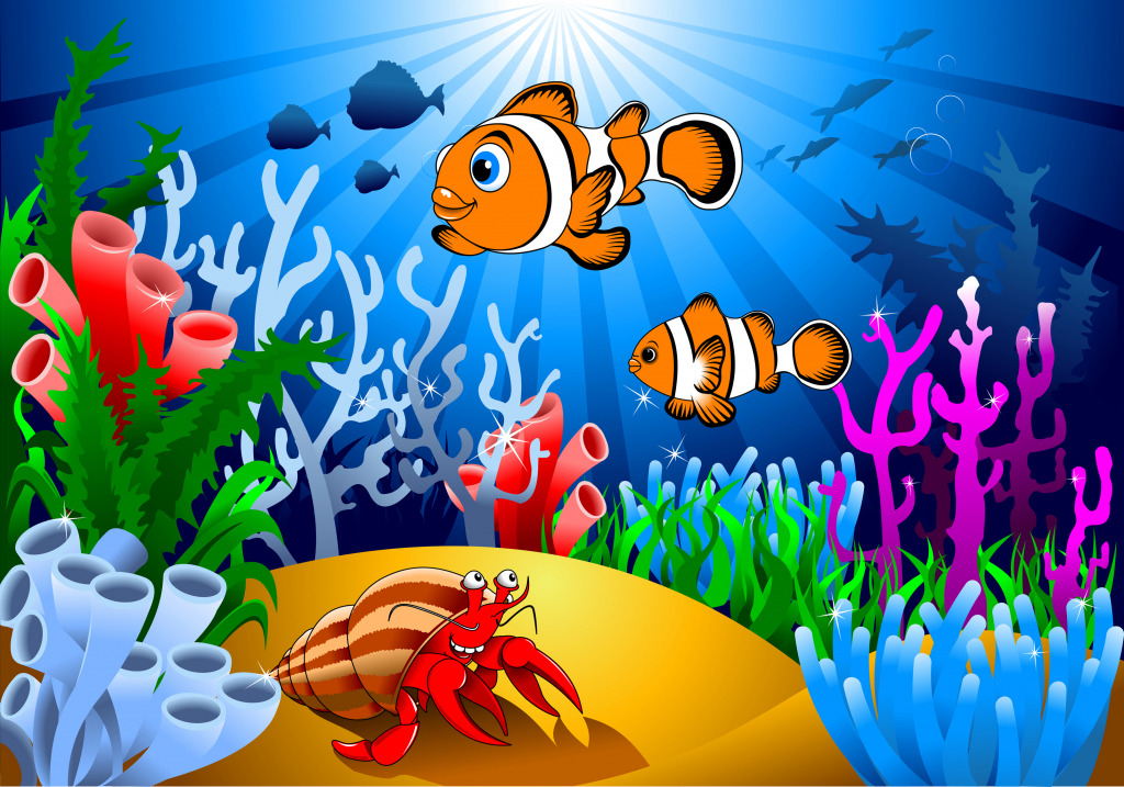 On the Ocean Floor jigsaw puzzle in Under the Sea puzzles on TheJigsawPuzzles.com