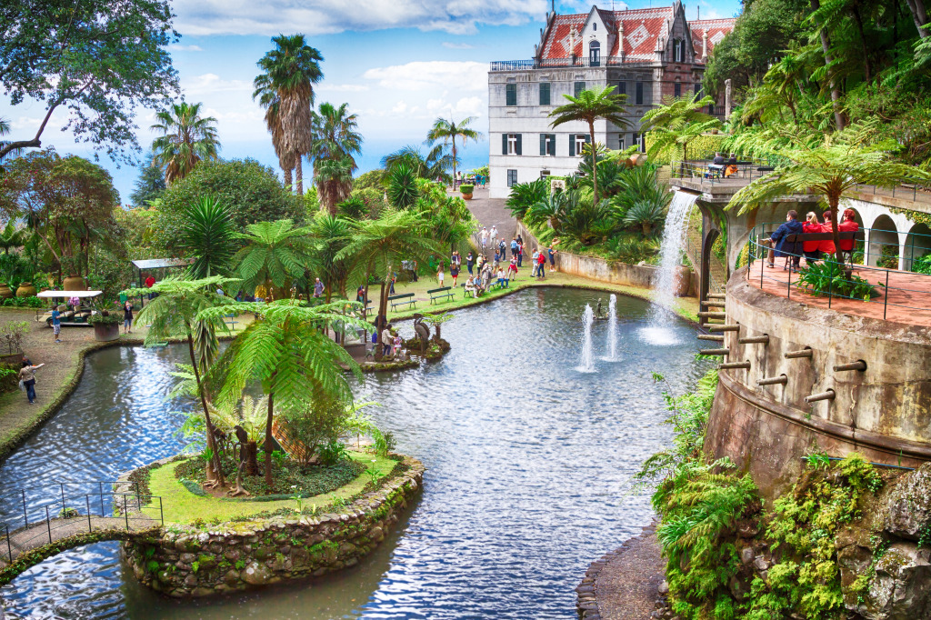 Monte Palace Tropical Garden, Portugal jigsaw puzzle in Waterfalls puzzles on TheJigsawPuzzles.com