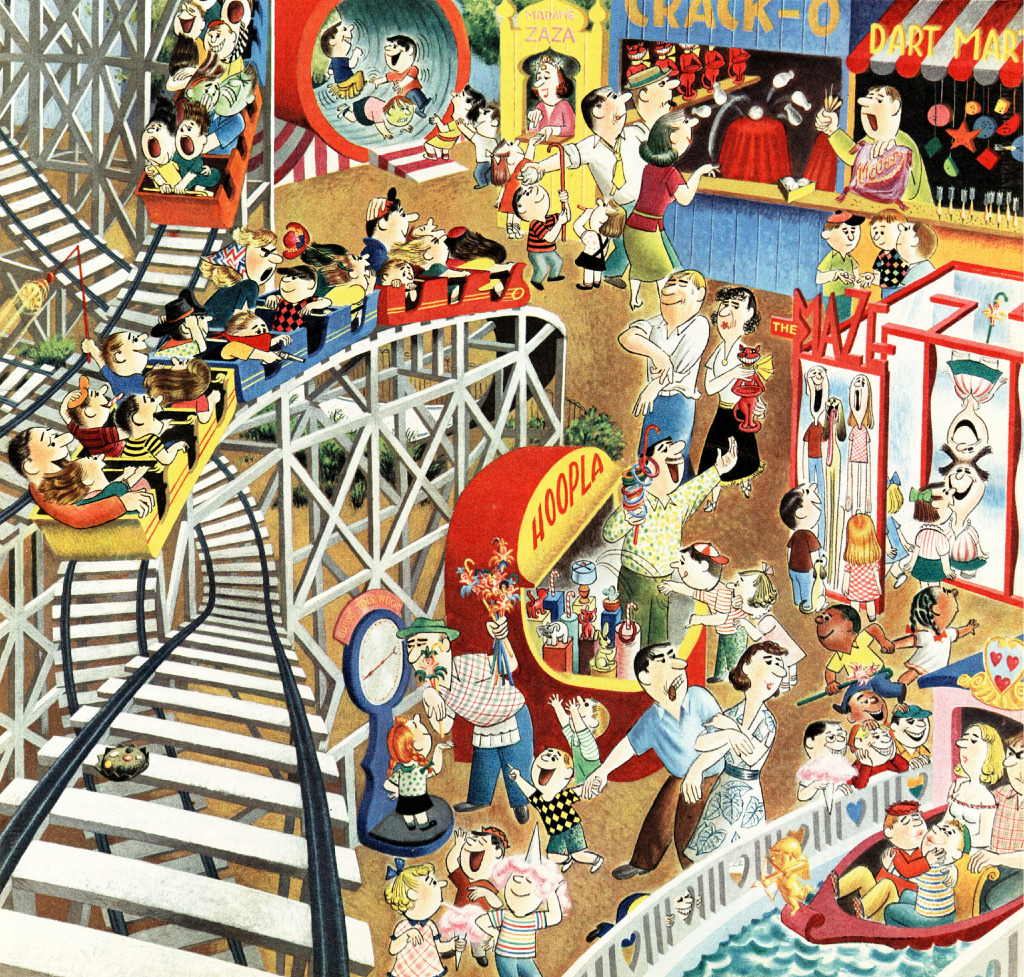 Amusement Park jigsaw puzzle in People puzzles on TheJigsawPuzzles.com