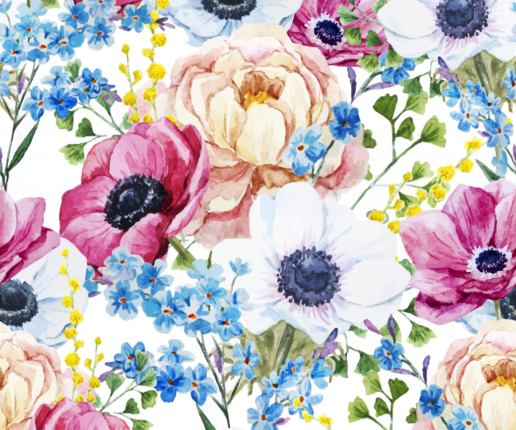 Floral Pattern jigsaw puzzle in Flowers puzzles on TheJigsawPuzzles.com