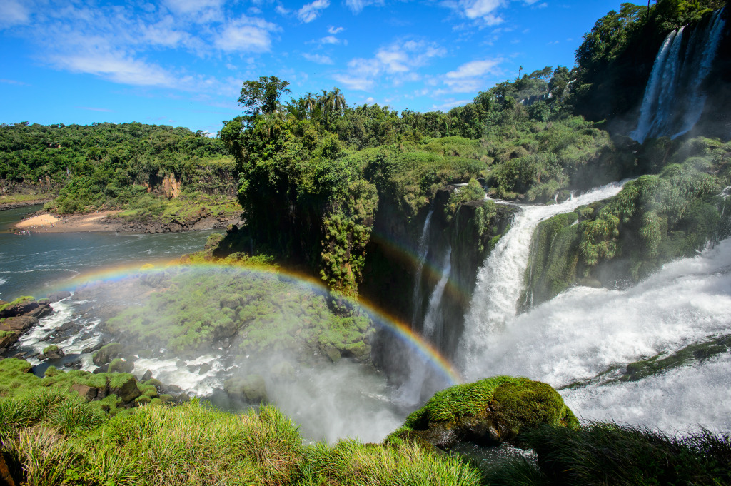 Igauzu Waterfall, Argentina jigsaw puzzle in Waterfalls puzzles on TheJigsawPuzzles.com