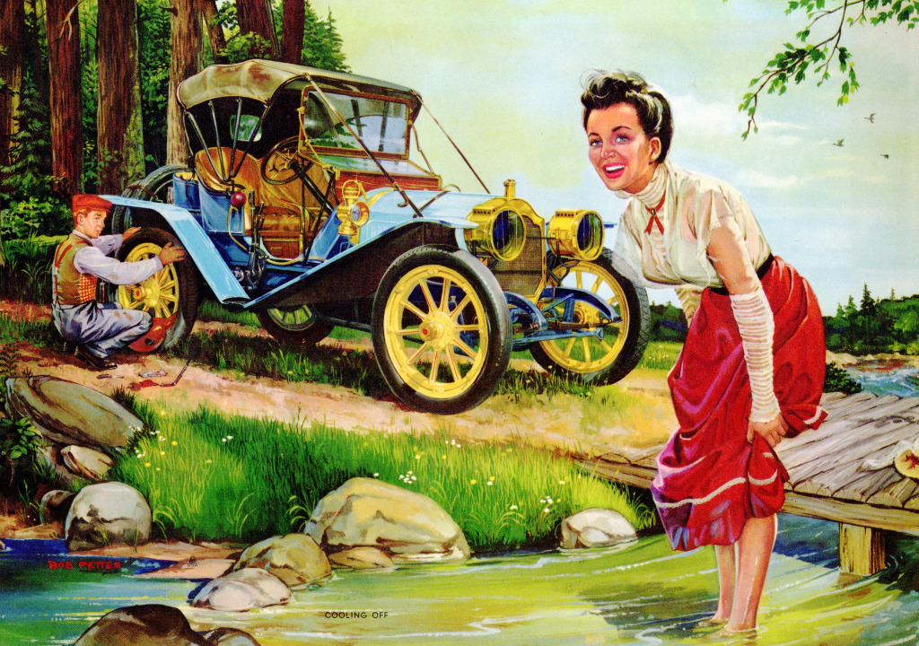1909 Packard Runabout jigsaw puzzle in Cars & Bikes puzzles on TheJigsawPuzzles.com
