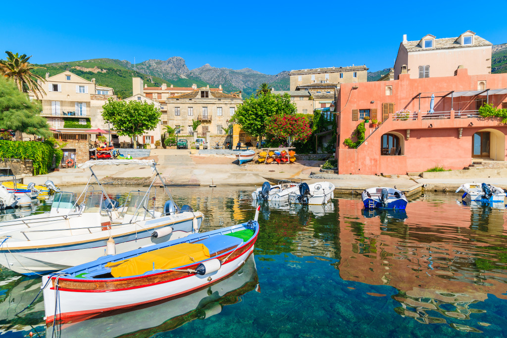 Erbalunga Village on Cap Corse, Corsica Island jigsaw puzzle in Great Sightings puzzles on TheJigsawPuzzles.com