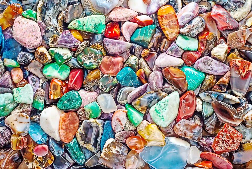 Natural Semiprecious Stones jigsaw puzzle in Puzzle of the Day puzzles on TheJigsawPuzzles.com