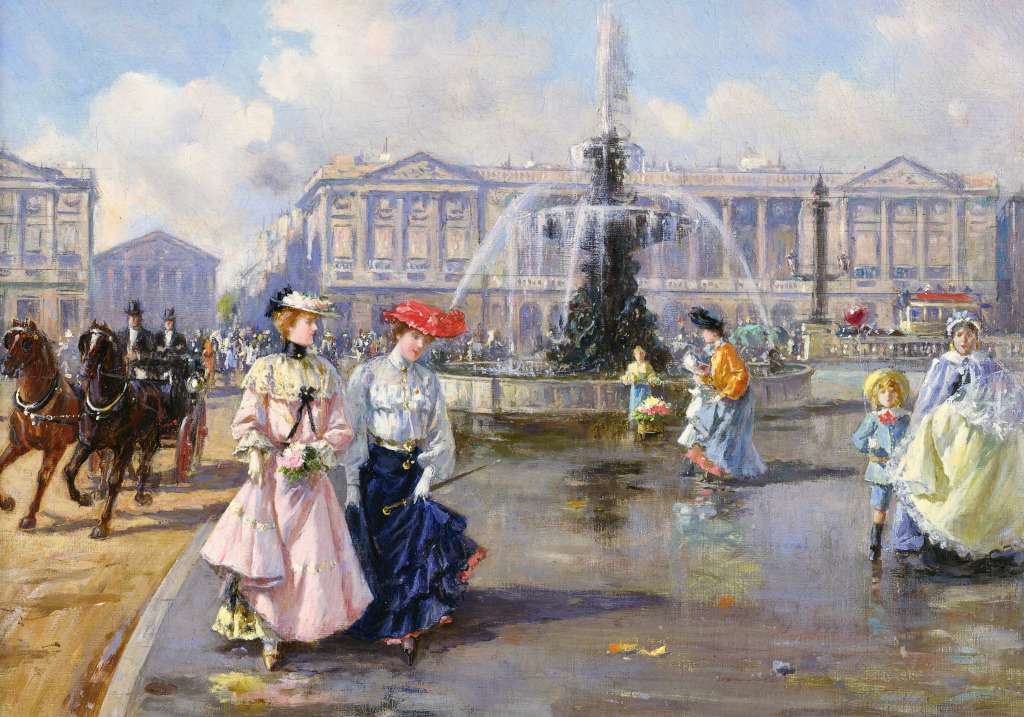 Place de la Concorde jigsaw puzzle in Piece of Art puzzles on TheJigsawPuzzles.com