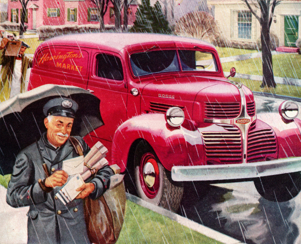 1947 Dodge Panel Truck jigsaw puzzle in Cars & Bikes puzzles on TheJigsawPuzzles.com