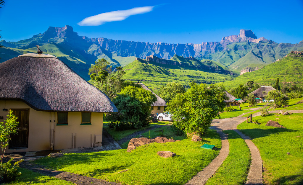 Drakensberg National Park, South Africa jigsaw puzzle in Great Sightings puzzles on TheJigsawPuzzles.com