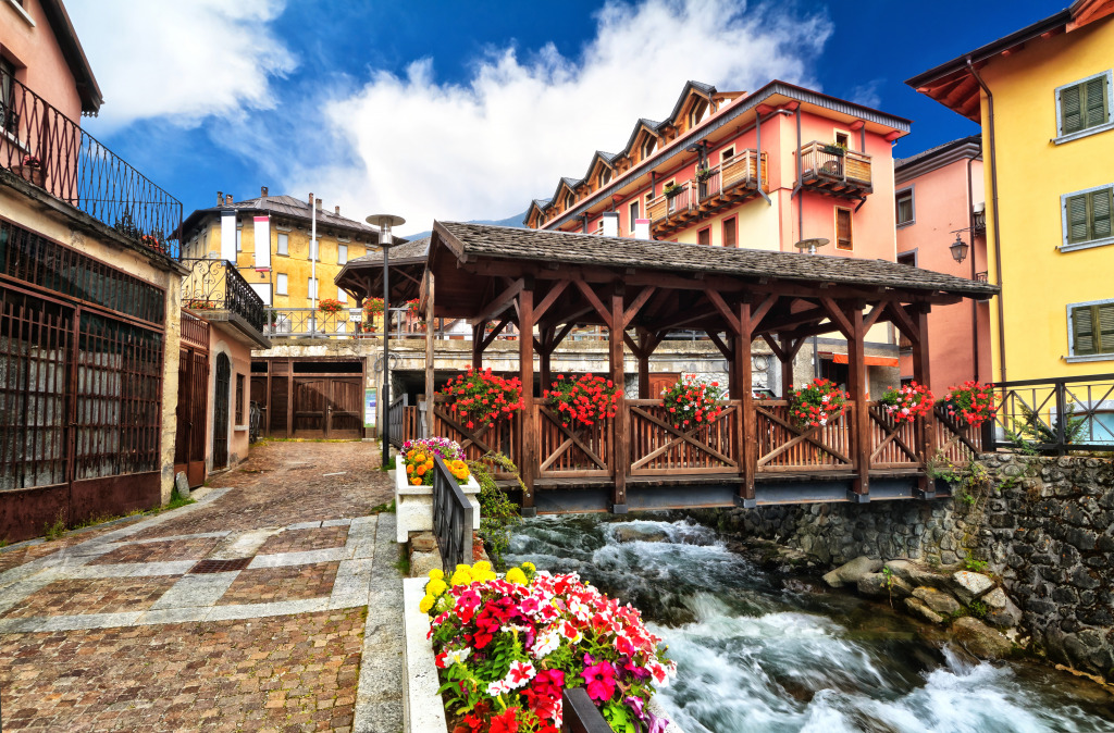 Pontedilegno, Lombardy, Italy jigsaw puzzle in Bridges puzzles on TheJigsawPuzzles.com