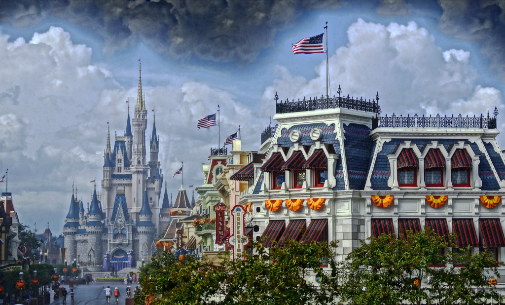 Halloween in the Magic Kingdom jigsaw puzzle in Halloween puzzles on TheJigsawPuzzles.com