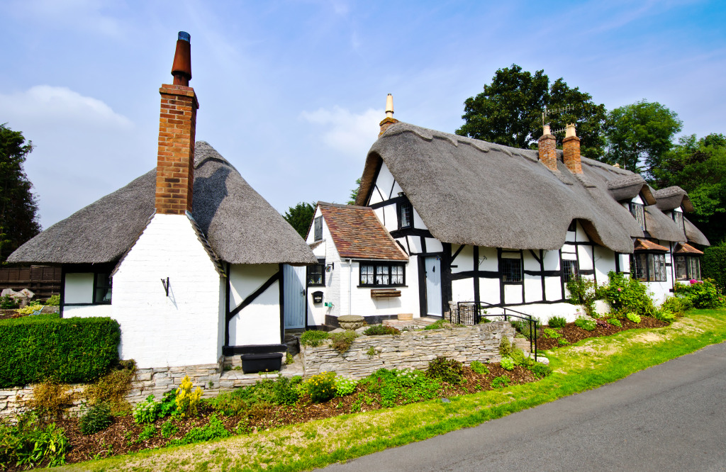 English Village Cottage jigsaw puzzle in Street View puzzles on TheJigsawPuzzles.com