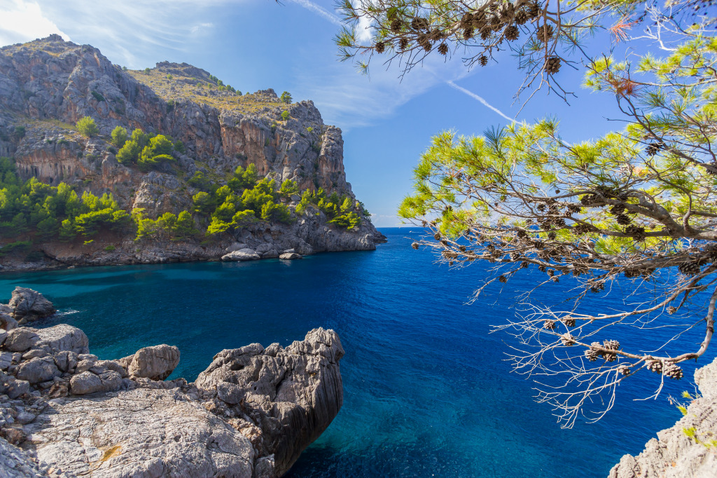 Sa Calobra, Mallorca Island, Spain jigsaw puzzle in Great Sightings puzzles on TheJigsawPuzzles.com