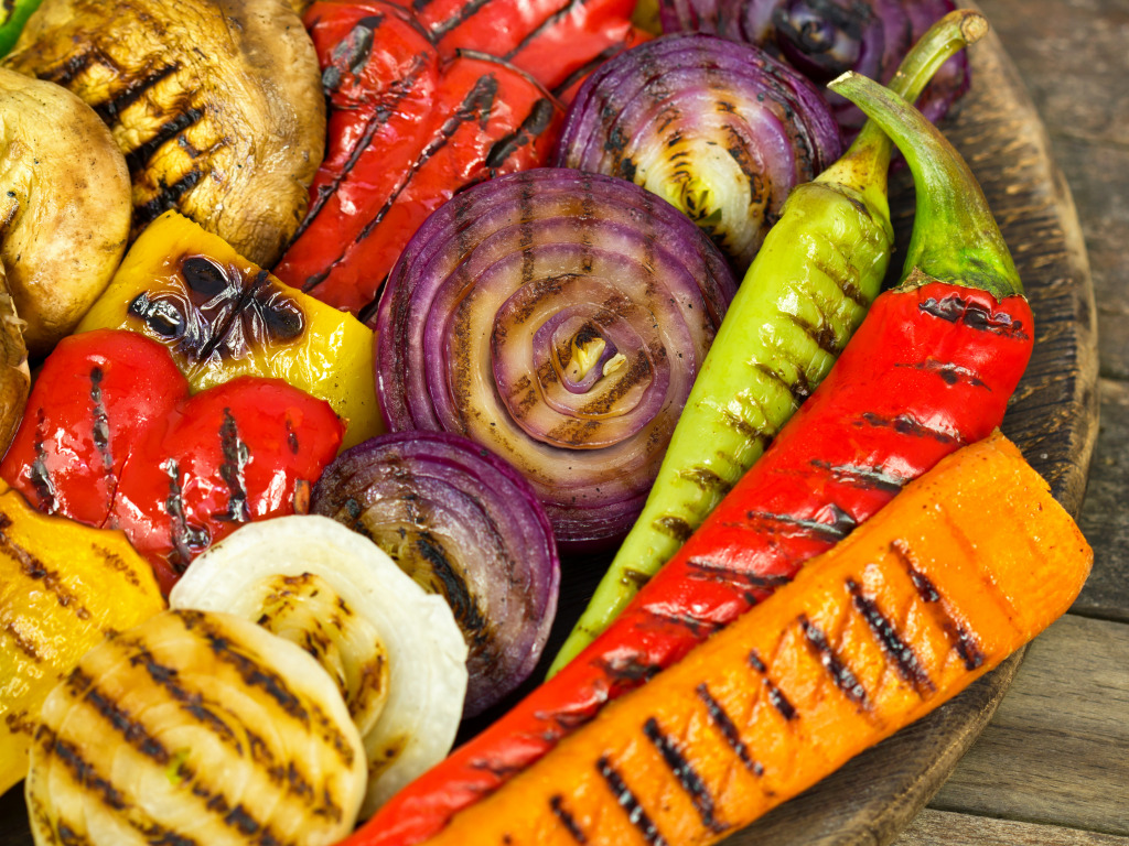 Grilled Vegetables jigsaw puzzle in Fruits & Veggies puzzles on TheJigsawPuzzles.com