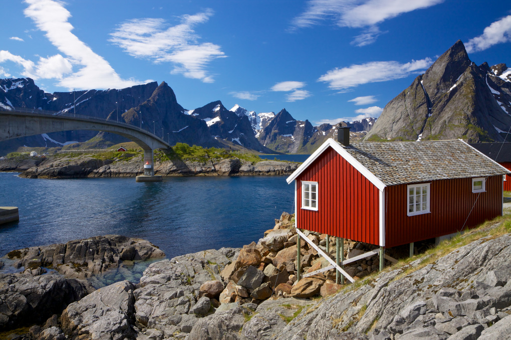 Lofoten Islands in Norway jigsaw puzzle in Bridges puzzles on TheJigsawPuzzles.com