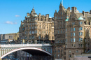 North Bridge in Edinburgh, Scotland