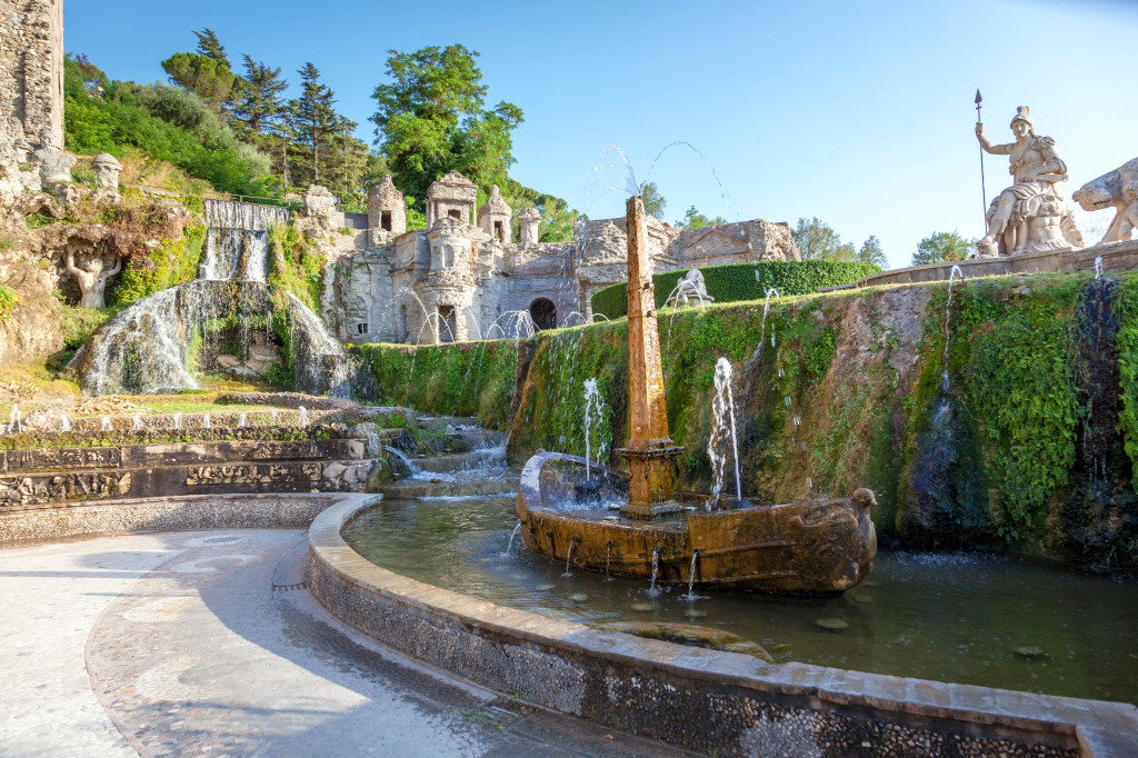 Villa d'Este, Tivoli, Italy jigsaw puzzle in Waterfalls puzzles on TheJigsawPuzzles.com