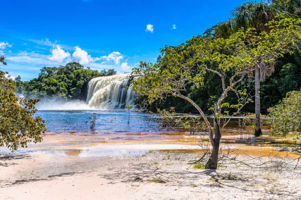 Canaima National Park, Venezuela jigsaw puzzle in Waterfalls puzzles on TheJigsawPuzzles.com