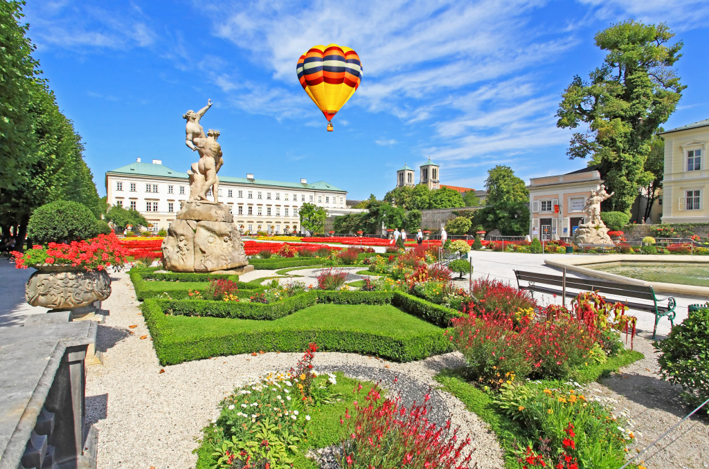 Mirabell Palace and Gardens, Austria jigsaw puzzle in Puzzle of the Day puzzles on TheJigsawPuzzles.com