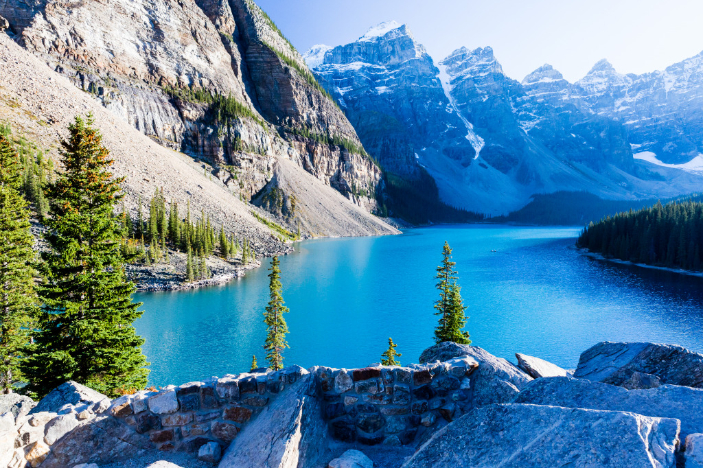Moraine Lake, Banff National Park jigsaw puzzle in Great Sightings puzzles on TheJigsawPuzzles.com