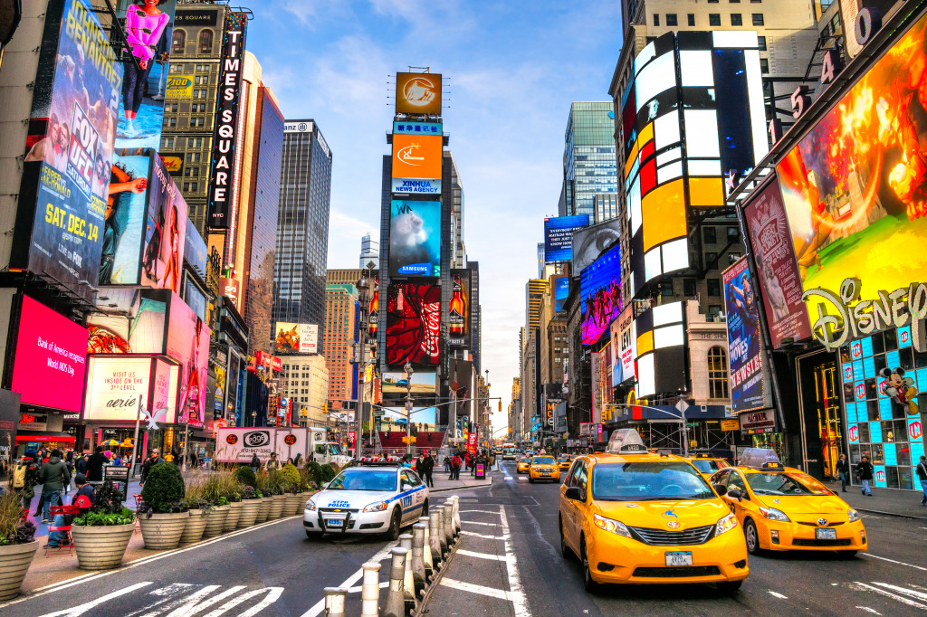 Times Square, New York City jigsaw puzzle in Bridges puzzles on TheJigsawPuzzles.com