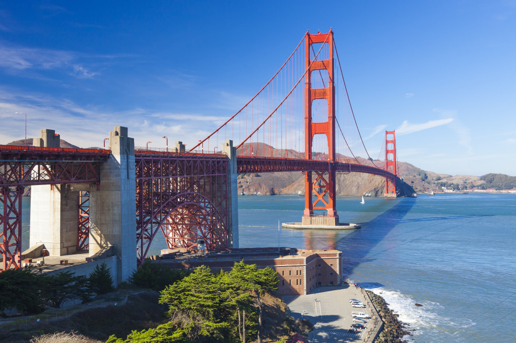 The Golden Gate Bridge jigsaw puzzle in Bridges puzzles on TheJigsawPuzzles.com