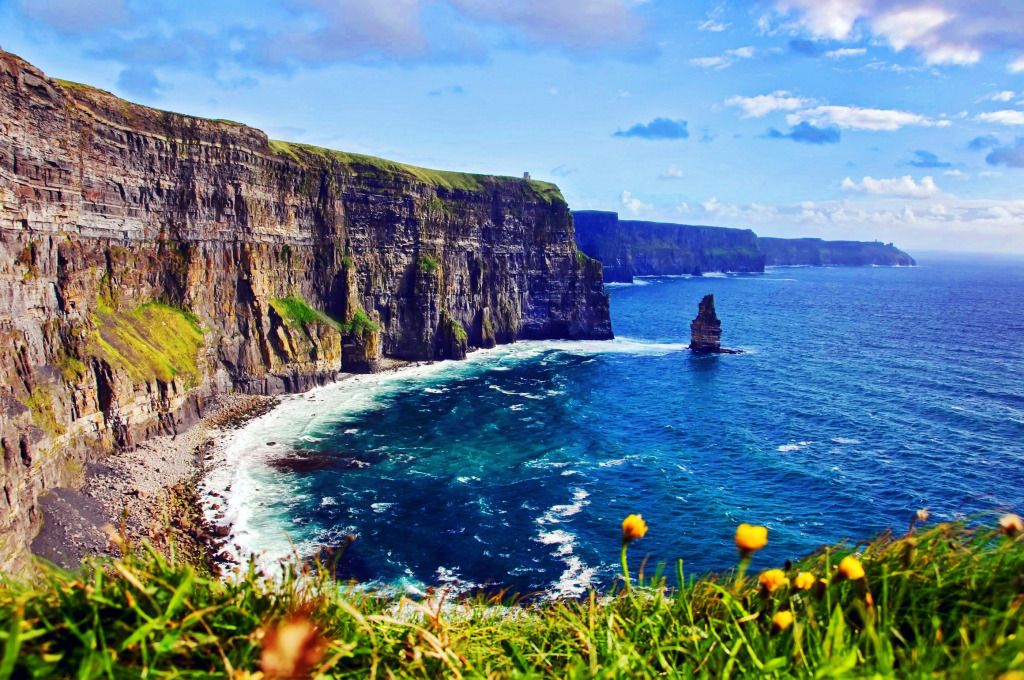 Cliffs of Moher, Ireland jigsaw puzzle in Great Sightings puzzles on TheJigsawPuzzles.com