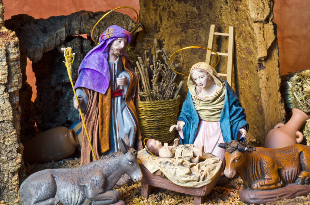 Nativity Scene jigsaw puzzle in Christmas & New Year puzzles on TheJigsawPuzzles.com