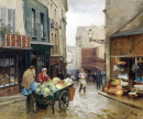 Market on the Rue Mouffetard, Paris