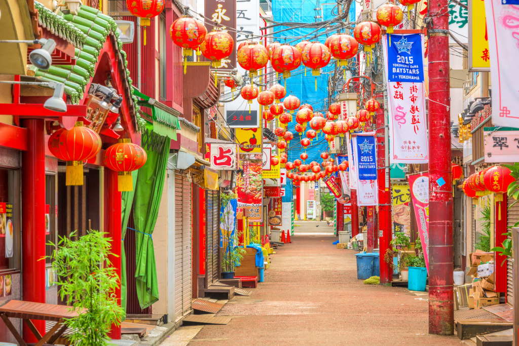 Chinatown District, Yokohama, Japan jigsaw puzzle in Street View puzzles on TheJigsawPuzzles.com