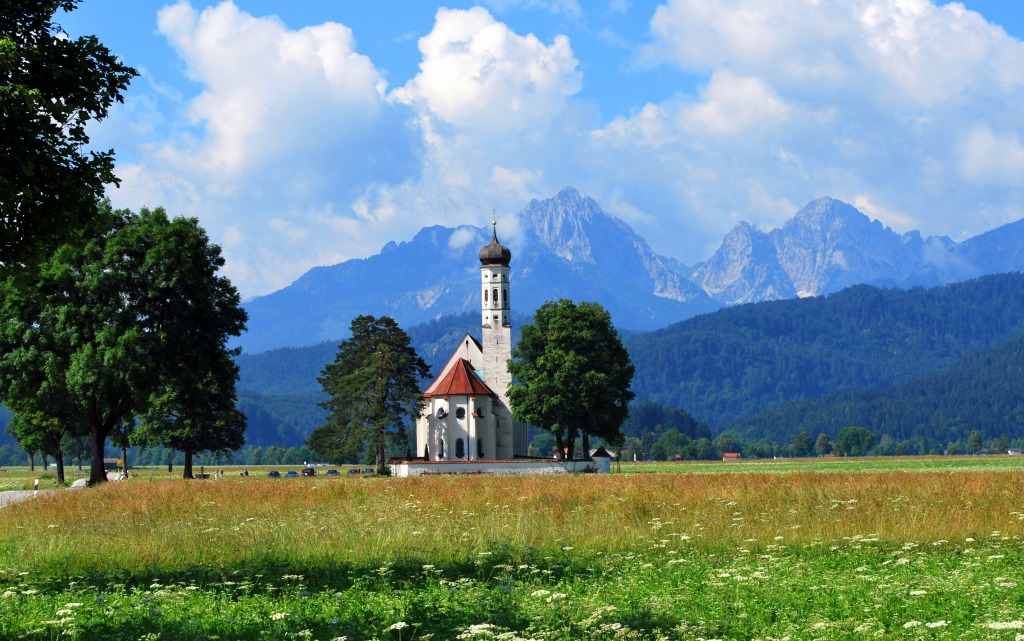 Road to Neuschwanstein Castle jigsaw puzzle in Great Sightings puzzles on TheJigsawPuzzles.com