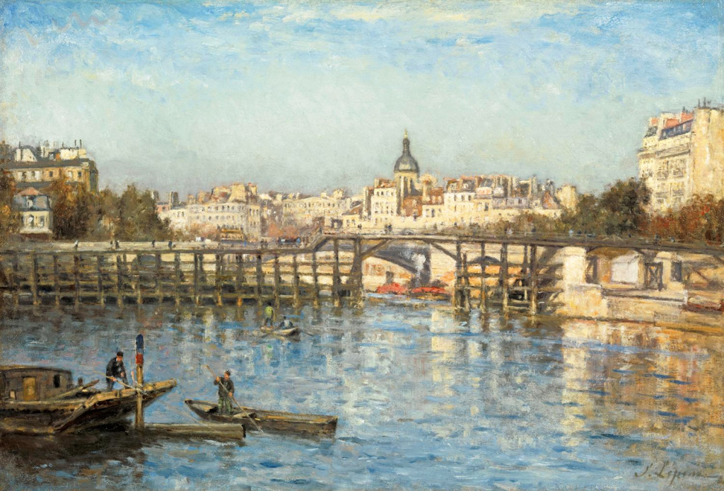 The Seine at the Bridge of the Estacade jigsaw puzzle in Piece of Art puzzles on TheJigsawPuzzles.com