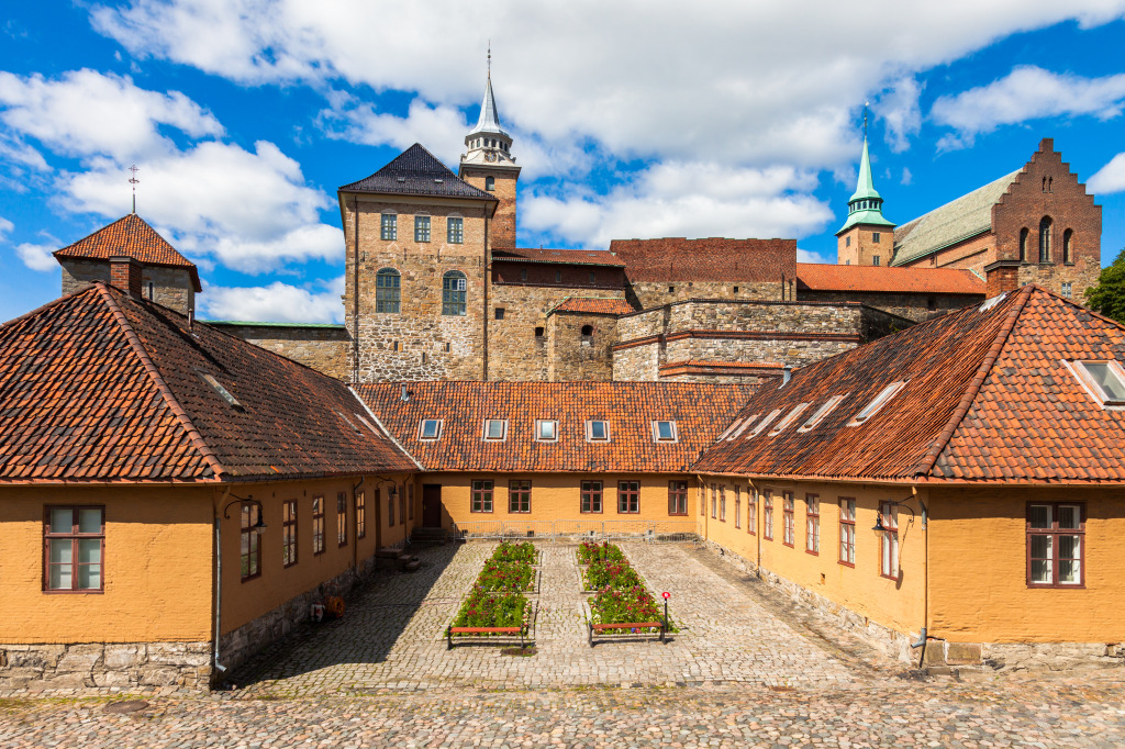 Akershus Fortress in Oslo, Norway jigsaw puzzle in Castles puzzles on TheJigsawPuzzles.com