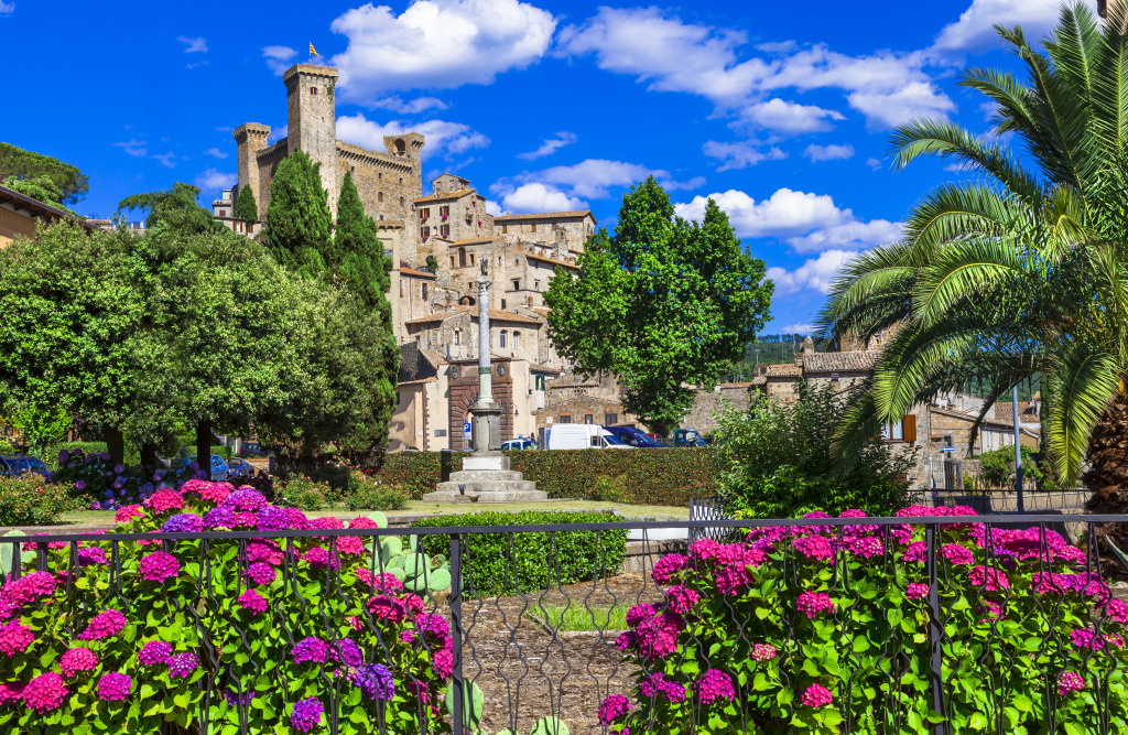 Bolsena Medieval Village, Italy jigsaw puzzle in Castles puzzles on TheJigsawPuzzles.com