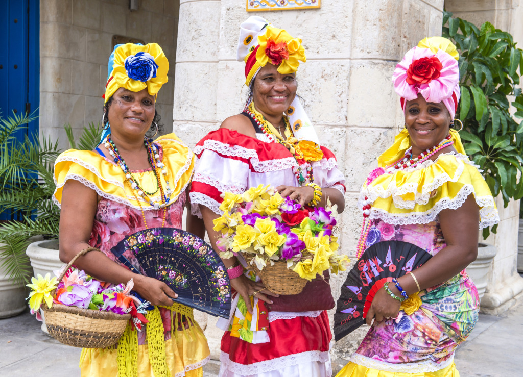 Cuban Women jigsaw puzzle in People puzzles on TheJigsawPuzzles.com