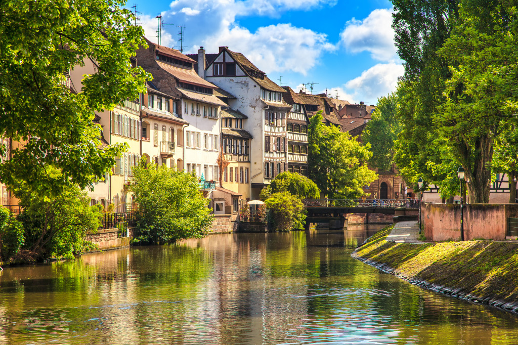 Petite France, Strasbourg jigsaw puzzle in Bridges puzzles on TheJigsawPuzzles.com