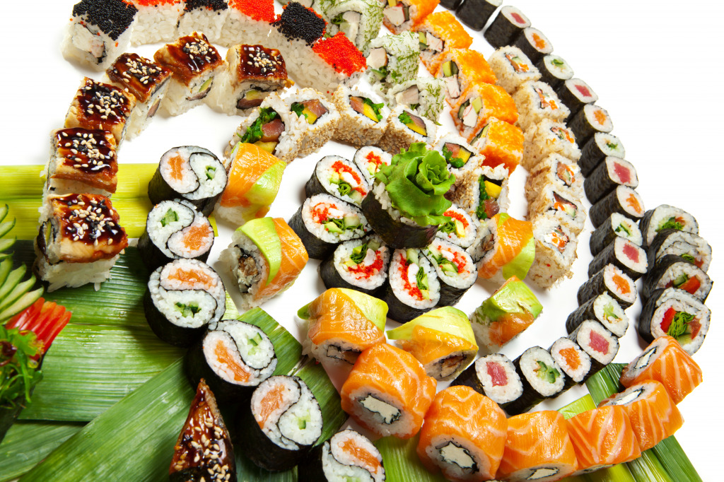 Sushi Set jigsaw puzzle in Food & Bakery puzzles on TheJigsawPuzzles.com