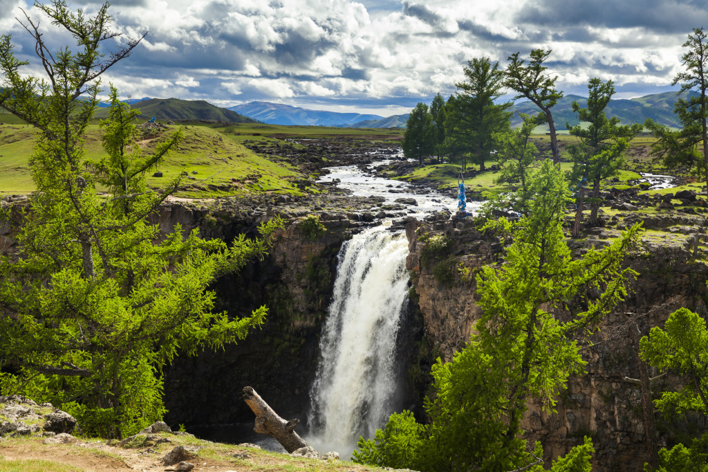 Ulaan Tsutgalan, Mongolia jigsaw puzzle in Waterfalls puzzles on TheJigsawPuzzles.com