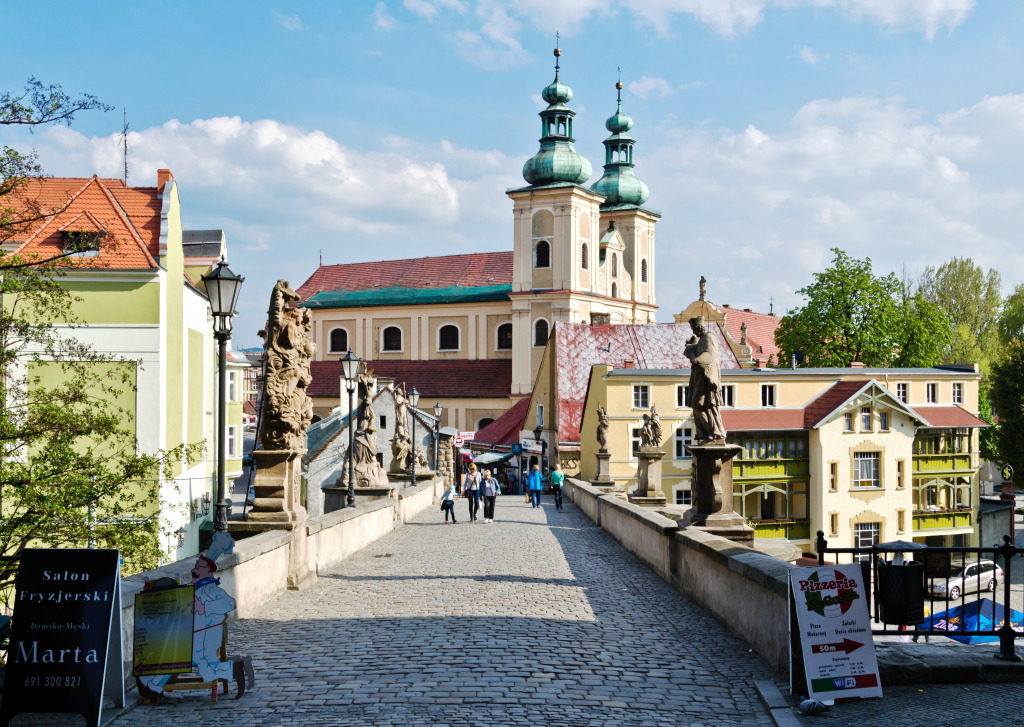 Gothic Bridge in Kłodzko, Poland jigsaw puzzle in Bridges puzzles on TheJigsawPuzzles.com