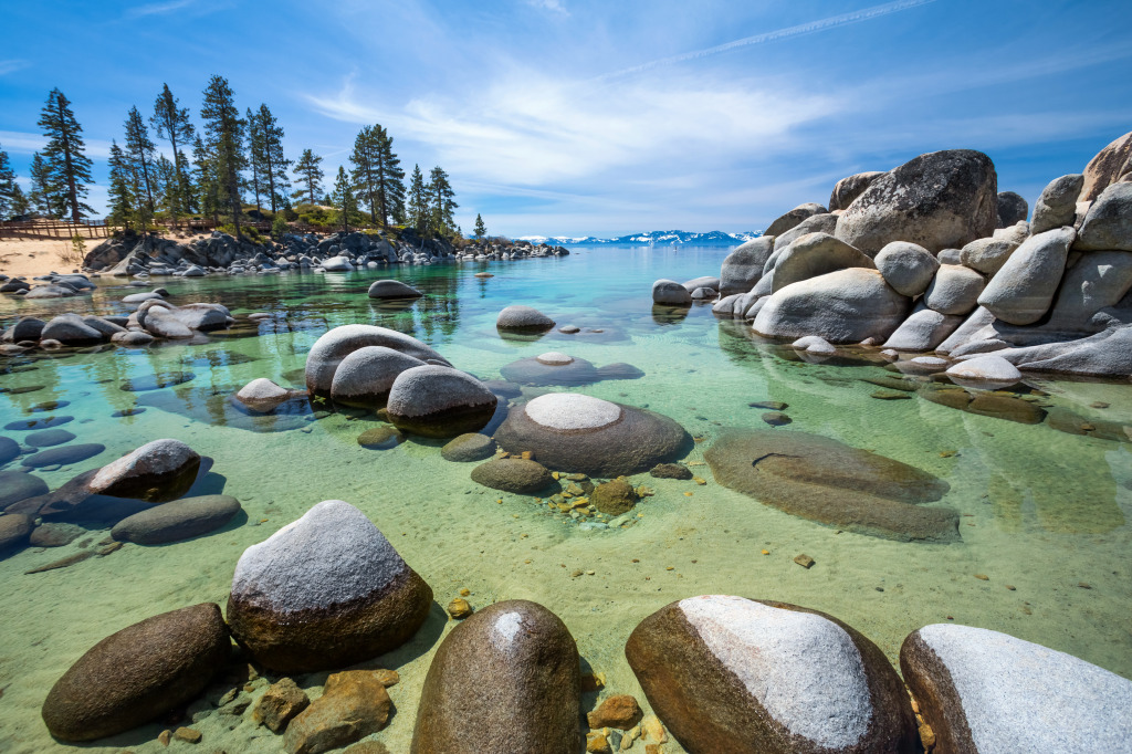 Sand Harbor, Lake Tahoe jigsaw puzzle in Puzzle of the Day puzzles on TheJigsawPuzzles.com