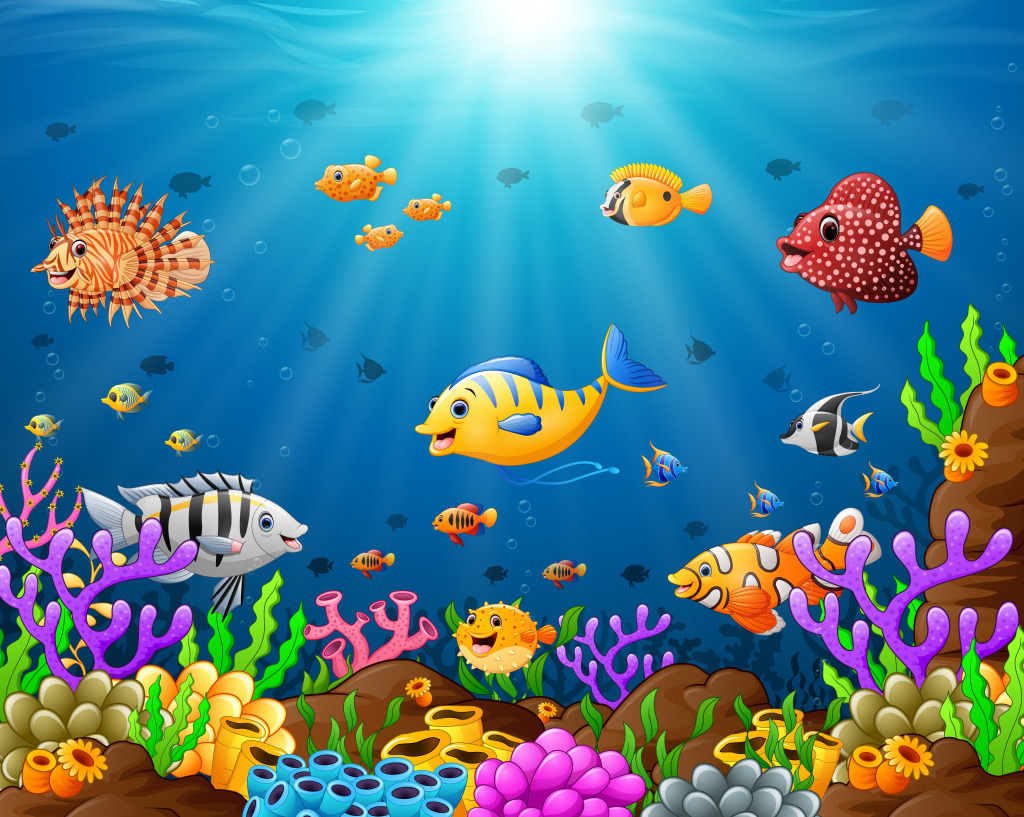 Underwater World jigsaw puzzle in Under the Sea puzzles on TheJigsawPuzzles.com