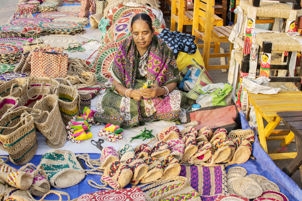 Handicraft Fair in Kolkata, India jigsaw puzzle in Handmade puzzles on TheJigsawPuzzles.com