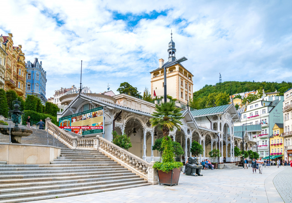 Karlovy Vary, Czech Republic jigsaw puzzle in Street View puzzles on TheJigsawPuzzles.com