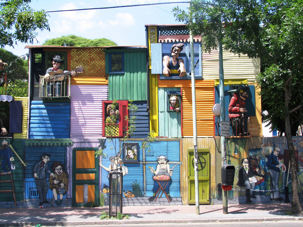 La Boca, Buenos Aires, Argentina jigsaw puzzle in Street View puzzles on TheJigsawPuzzles.com