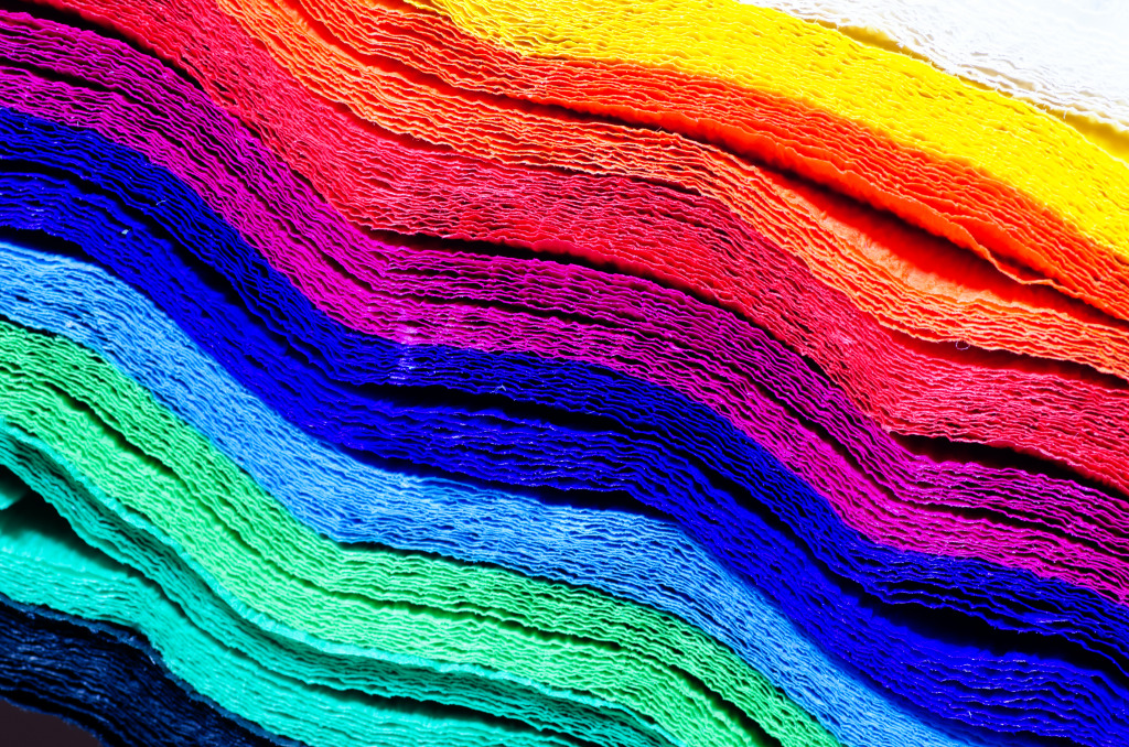 Multicolored Crepe Paper jigsaw puzzle in Macro puzzles on TheJigsawPuzzles.com