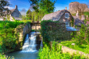 Corfe Castle Village, Dorset, UK