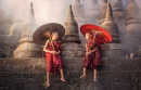 Little Monks in Myanmar