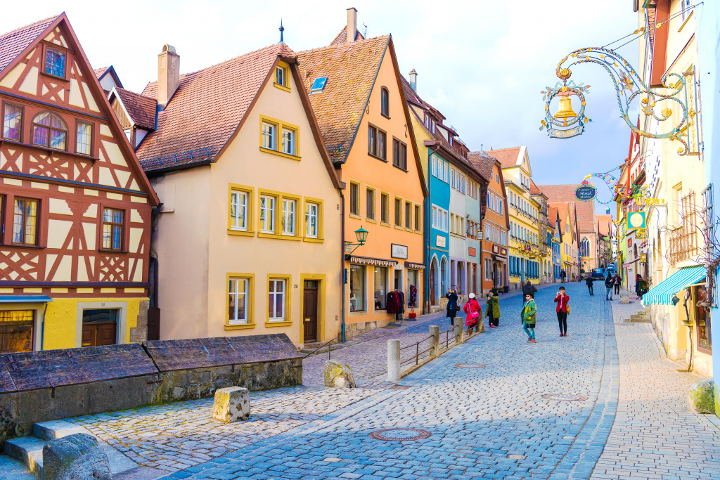 Rothenburg ob der Tauber, Germany jigsaw puzzle in Puzzle of the Day puzzles on TheJigsawPuzzles.com