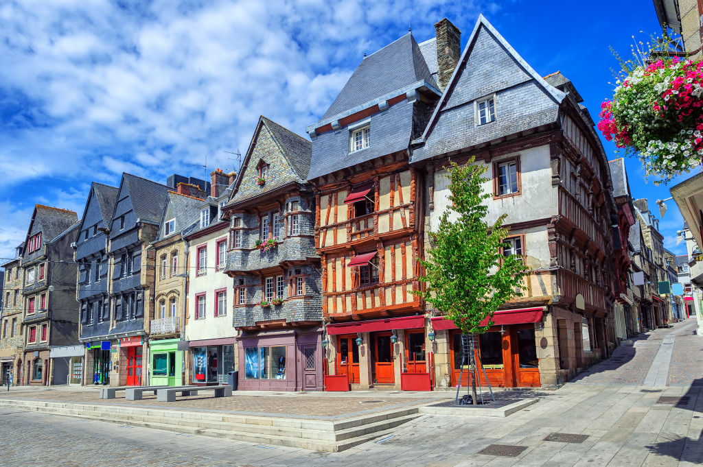Lannion, Brittany, France jigsaw puzzle in Street View puzzles on TheJigsawPuzzles.com
