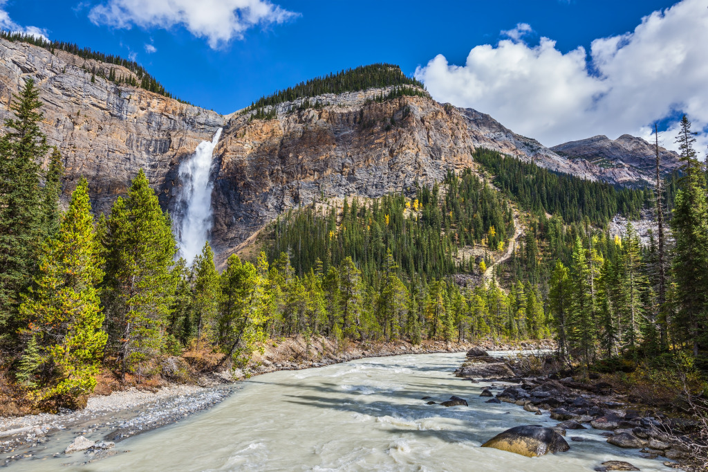 Yoho National Park, Canadian Rockies jigsaw puzzle in Waterfalls puzzles on TheJigsawPuzzles.com