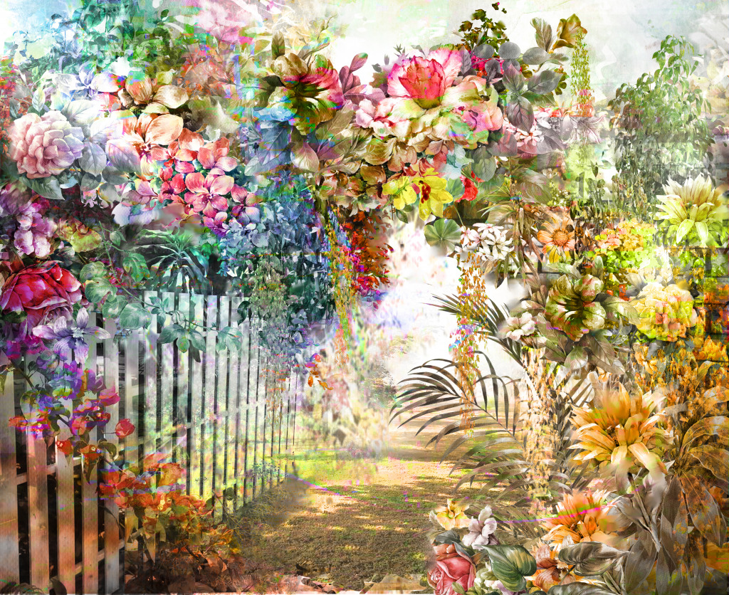 Spring Garden jigsaw puzzle in Flowers puzzles on TheJigsawPuzzles.com